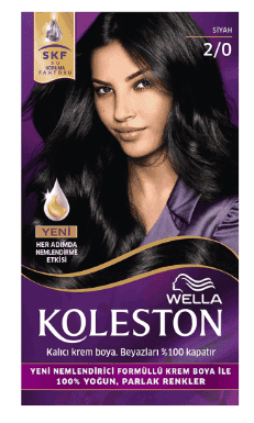 Wella Koleston Saç Boyası No 2,0 Siyah