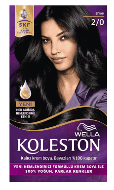 Wella Koleston Hair Dye No 2.0 Black 1 pcs