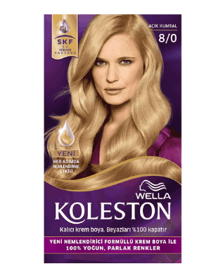 Wella Koleston Hair Dye No 8.0 Light Auburn 1 pcs