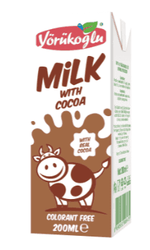 Yörükoğlu Milk With Cocoa 200 ml 