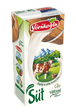 Yörükoğlu Semi Skimmed Milk 1 L 