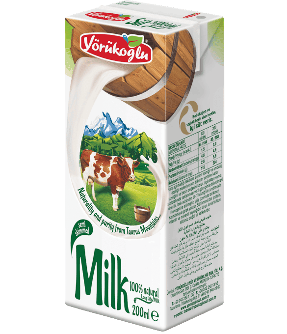 Yörükoğlu Semi Skimmed Milk 200Ml 200 ml 