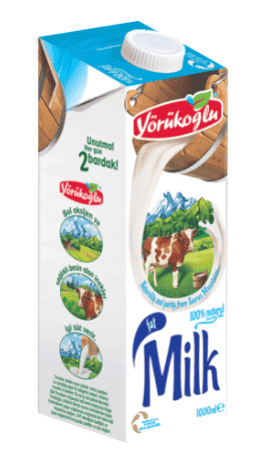 Yörükoğlu Whole Fat Milk Edge 1 L