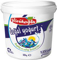 Yörükoğlu Yoghurt Homogenized Full Fat 10 kg 