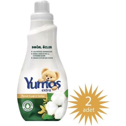 Yumoş Extra Natural Extracts Cotton Flower&vanilla 1200 ml 